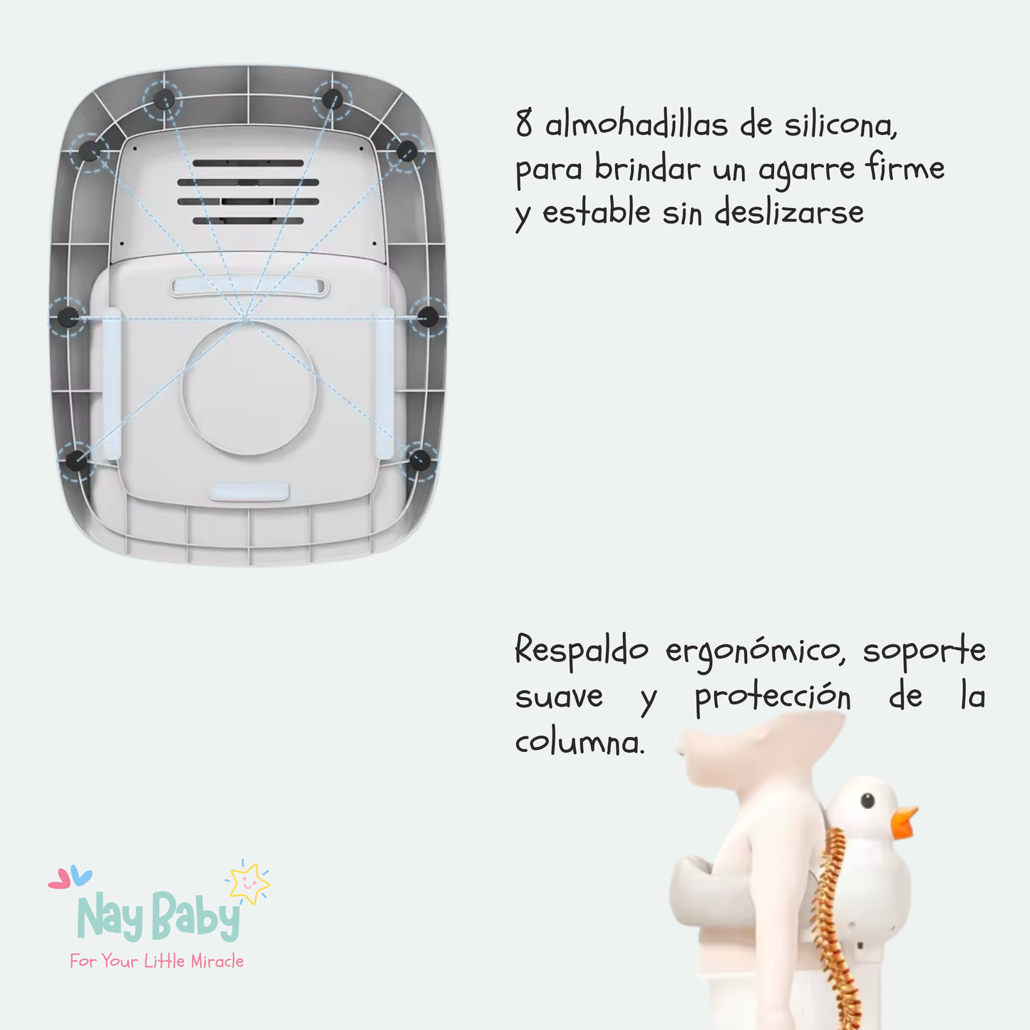 Soporte de Ducha para Bebés