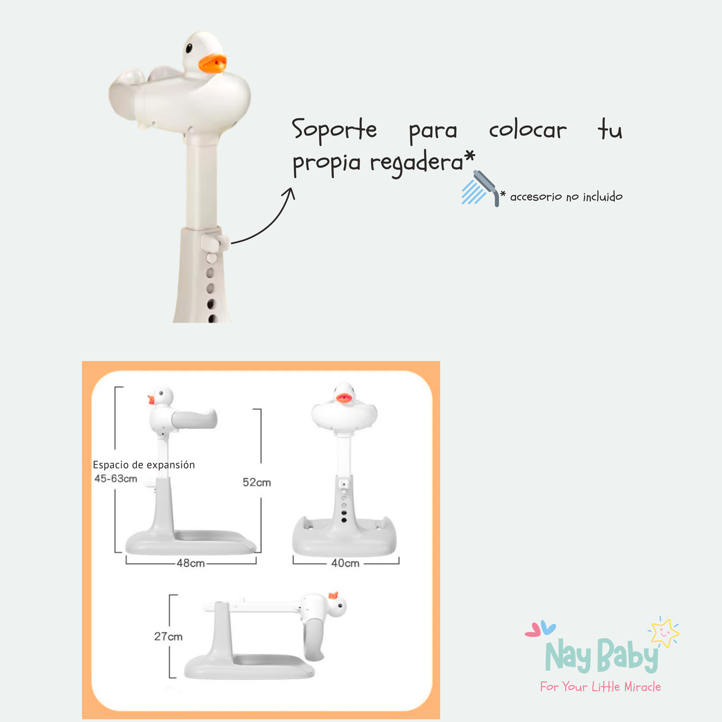 Soporte de Ducha para Bebés