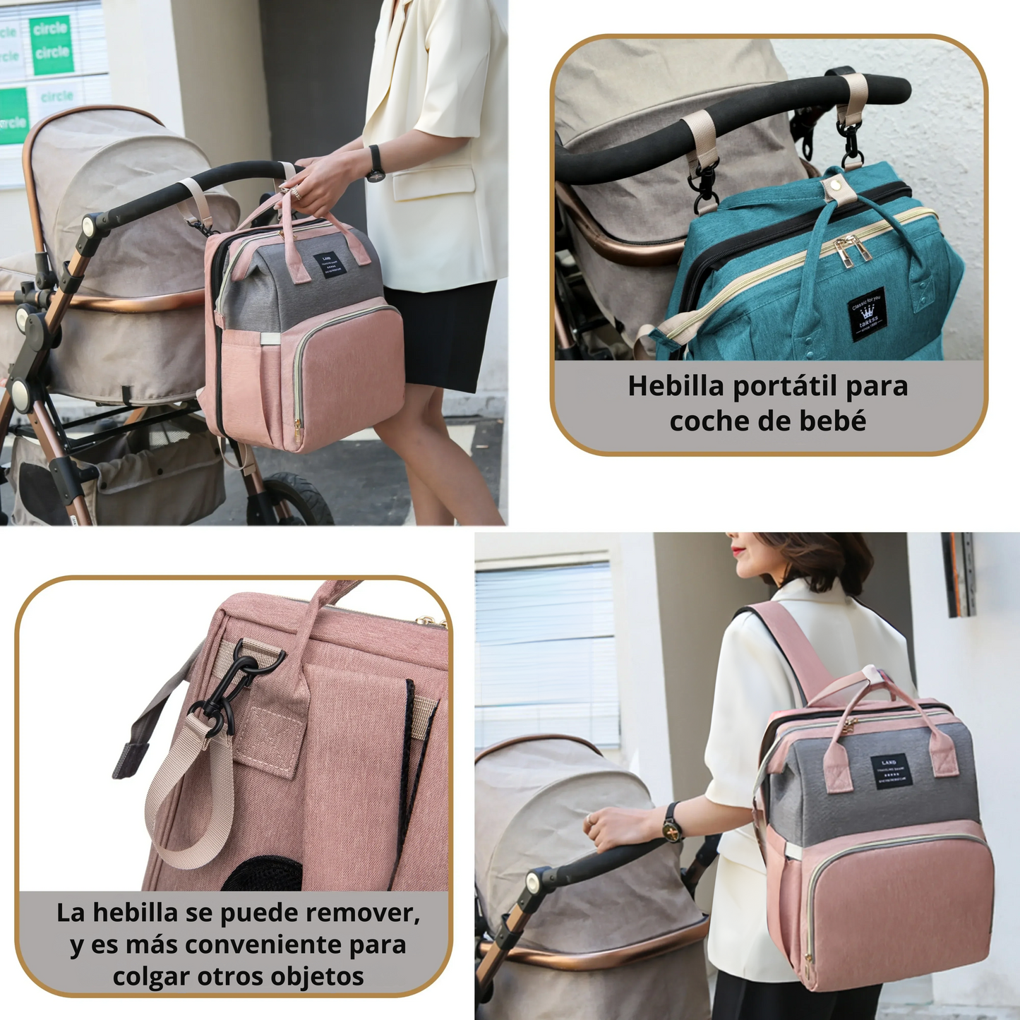 Bolso Multifuncional para Mamás